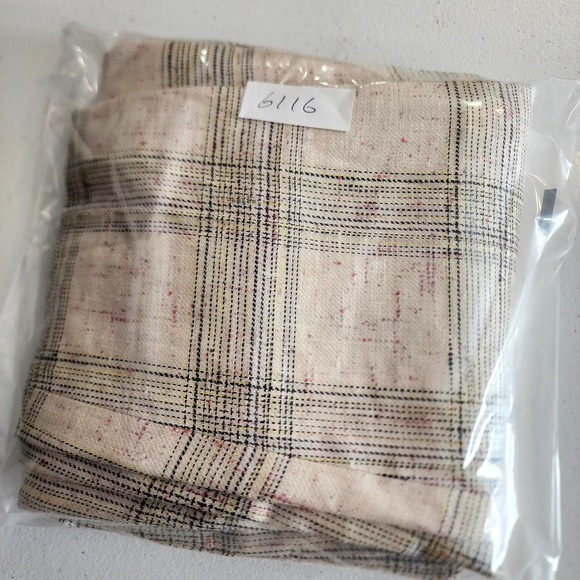 Isabel Marant Women's Oceyo Linen Silk Trouser Pants Plaid Size 2 NWT - Picture 9 of 9